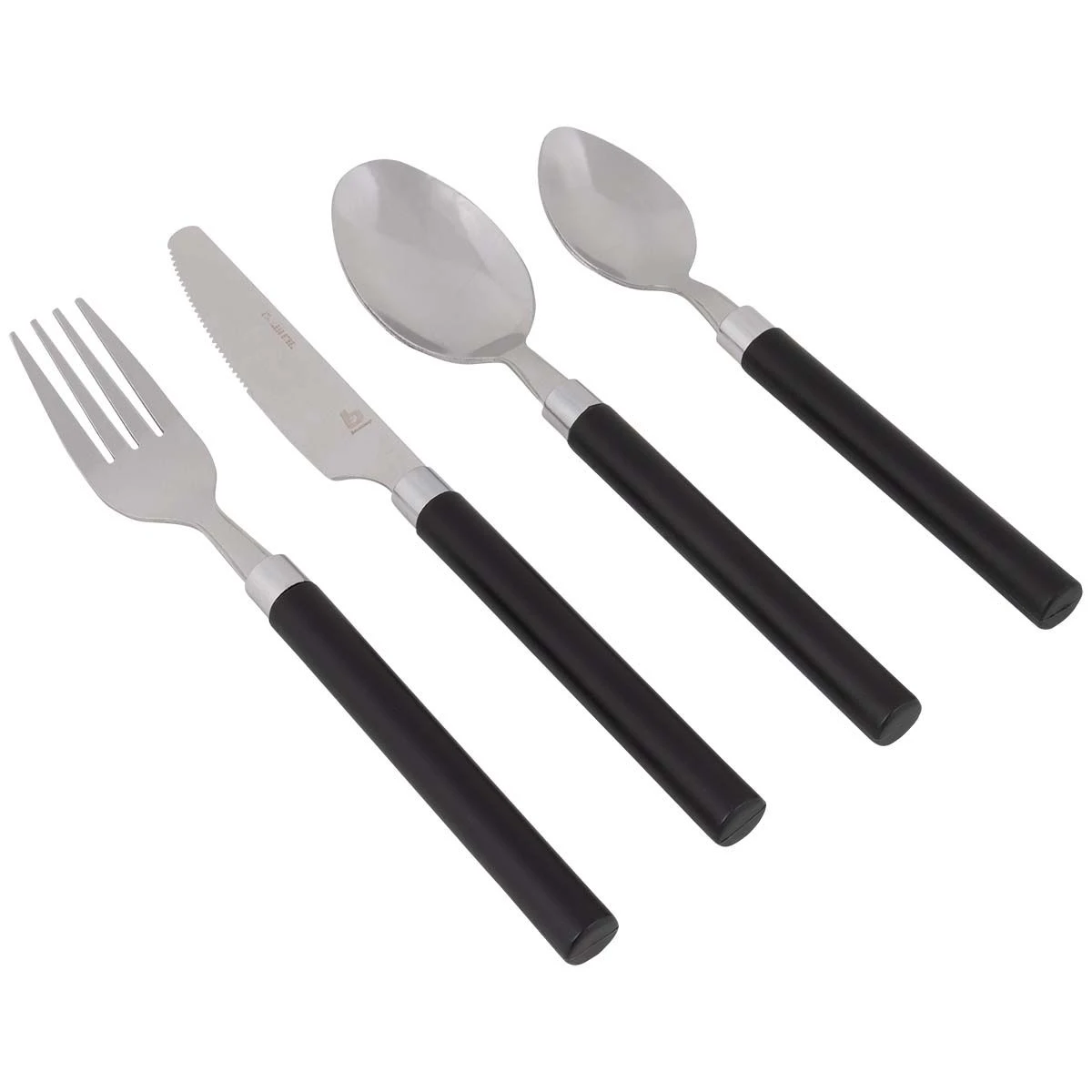 Bo-Camp 16-delige Bestekset - Black 4 Bo-Camp 16-delige Bestekset - Black - Afbeelding 2