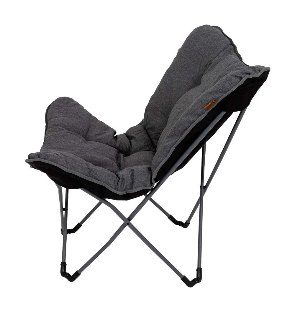 Bo-Camp Urban Outdoor Redbrigde L Vlinderstoel - Grey 5 Bo-Camp Urban Outdoor Redbrigde L Vlinderstoel - Grey - Afbeelding 3