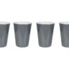 Bo-Camp Two-Tone Set Van 4 Melamine Bekers - Grey -Bo Camp 2ba191d8000d59de