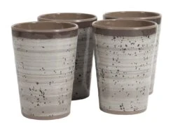 Bo-Camp Halo Set Van 4 Melamine Bekers - Beige 10 Bo-Camp Halo Set Van 4 Melamine Bekers - Beige -Bo Camp 33a7e4b1a9cc5a87