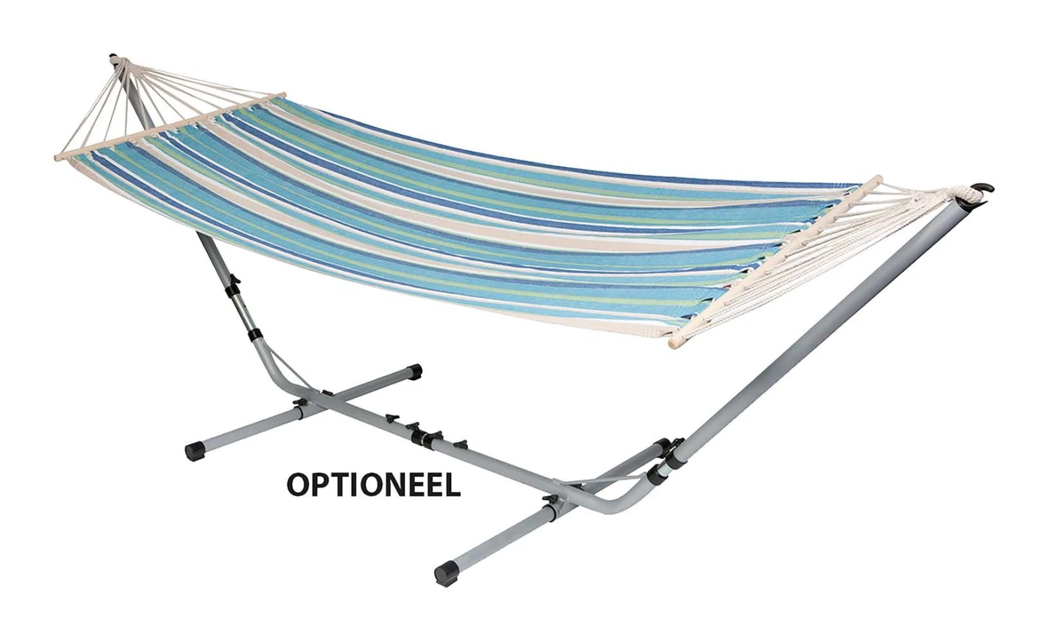 Bo-Camp Samba Hangmat Met Spreidstok - Aurora 4 Bo-Camp Samba Hangmat Met Spreidstok - Aurora - Afbeelding 2