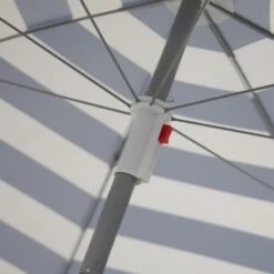 Bo-Camp Ø 165 Cm Gestreepte Beach Parasol Met Knikarm -Bo Camp 62a20bf5d9e4d0.00366243