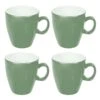 Bo-Camp Two-Tone Set Van 4 Melamine Mokken - Green -Bo Camp 65bb95ff512713.25933305