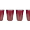 Bo-Camp Two-Tone Set Van 4 Melamine Bekers - Red -Bo Camp 6610920aa986017d