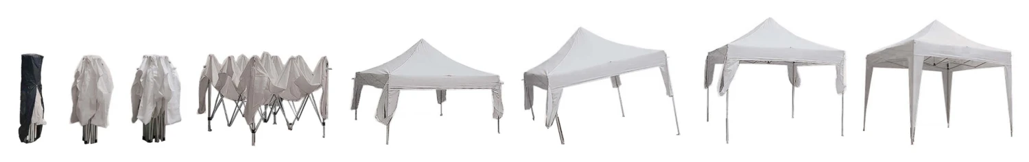 Bo-Camp 300 X 300 Cm Partytent 4 Bo-Camp 300 X 300 Cm Partytent - Afbeelding 2