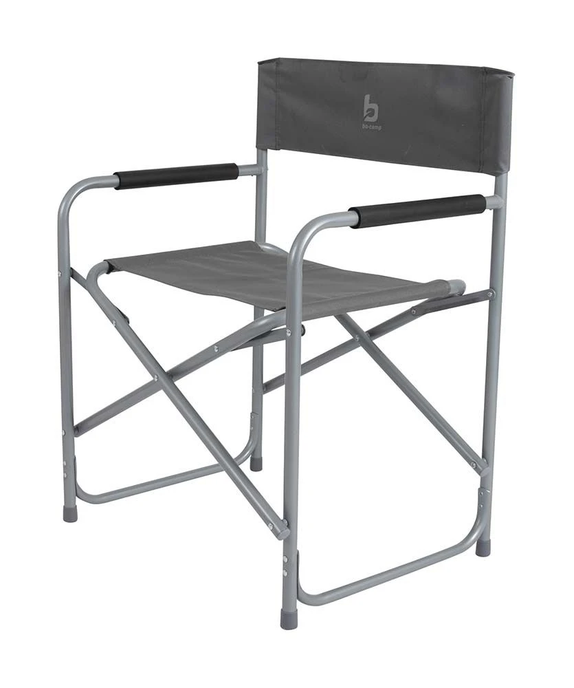 Bo-Camp Staal Grijze Regisseursstoel 5 Bo-Camp Staal Grijze Regisseursstoel - Afbeelding 3