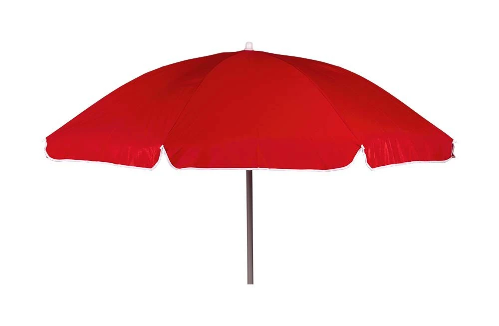Bo-Camp Ø 200 Cm Parasol Met Knikarm - Red 3 Bo-Camp Ø 200 Cm Parasol Met Knikarm - Red