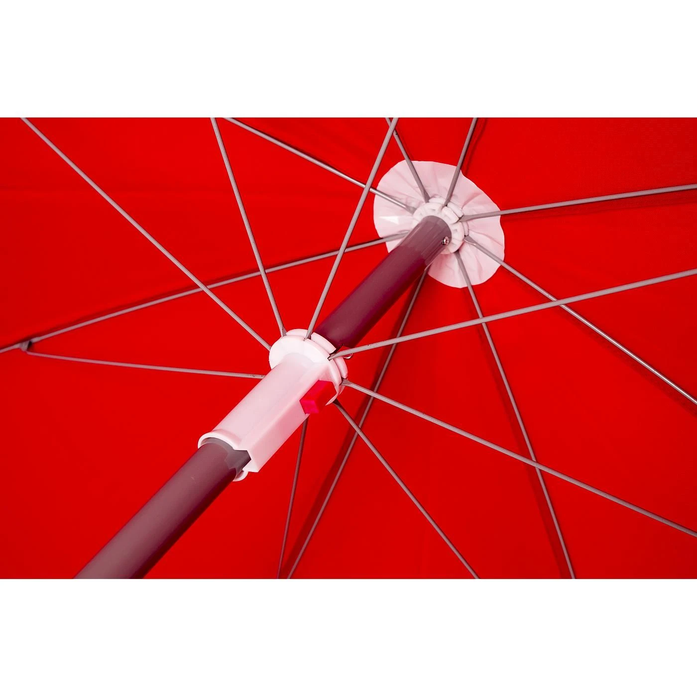 Bo-Camp Ø 200 Cm Parasol Met Knikarm - Red 6 Bo-Camp Ø 200 Cm Parasol Met Knikarm - Red - Afbeelding 4