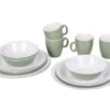 Bo-Camp Two-tone Green 16-delig Serviesset -Bo Camp 6647783e926fa7.22029515