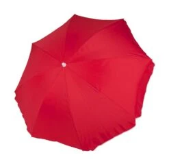 Bo-Camp Ø 165 Cm Parasol Met Knikarm - Red 10 Bo-Camp Ø 165 Cm Parasol Met Knikarm - Red -Bo Camp 66477f7357e694.84070578