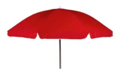 Bo-Camp Ø 165 Cm Parasol Met Knikarm - Red