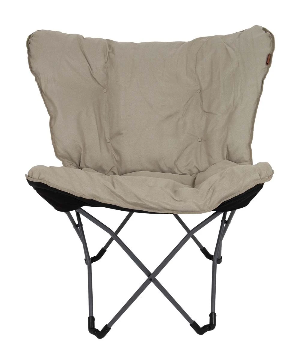 Bo-Camp Urban Outdoor Redbrigde L Vlinderstoel - Beige 4 Bo-Camp Urban Outdoor Redbrigde L Vlinderstoel - Beige - Afbeelding 2
