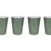 Bo-Camp Two-Tone Set Van 4 Melamine Bekers - Green -Bo Camp 6ccb7432169eb588