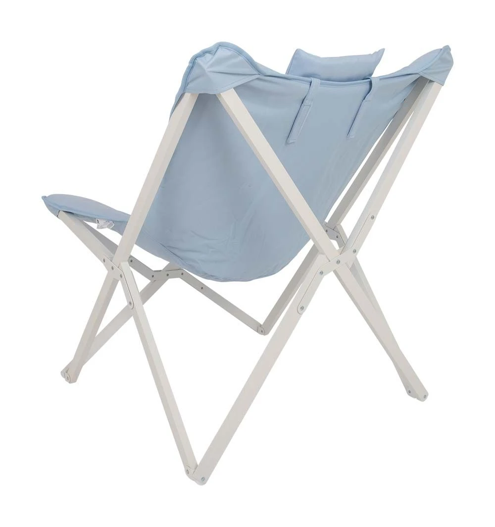 Bo-Camp Pastel Collection Gordes Relaxstoel - Blue 7 Bo-Camp Pastel Collection Gordes Relaxstoel - Blue - Afbeelding 5