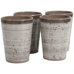 Bo-Camp Halo Set Van 4 Melamine Bekers - Beige 11 Bo-Camp Halo Set Van 4 Melamine Bekers - Beige -Bo Camp 7344ee8381d771d7