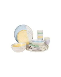 Bo-Camp Pastel Annecy 16-delige Serviesset -Bo Camp 7fc29efe5050945a