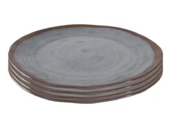 Bo-Camp Halo Set Van 4 Melamine Ontbijtborden - Grey