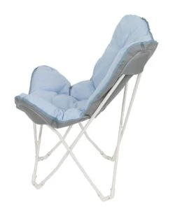 Bo-Camp Pastel Collection Murat Vlinderstoel - Blue -Bo Camp b0dd473286c96993