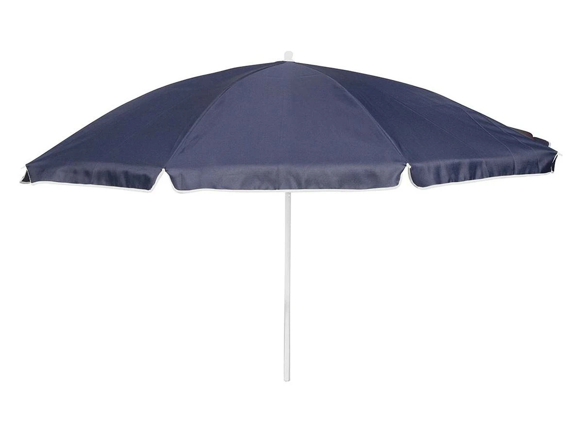 Bo-Camp Ø 165 Cm Parasol Met Knikarm - Blue 3 Bo-Camp Ø 165 Cm Parasol Met Knikarm - Blue
