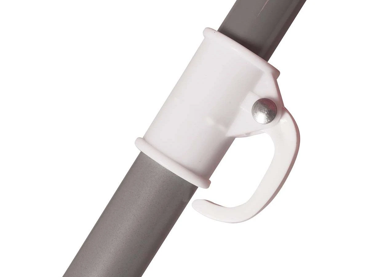 Bo-Camp Ø 200 Cm Parasol Met Knikarm - Grey 6 Bo-Camp Ø 200 Cm Parasol Met Knikarm - Grey - Afbeelding 4