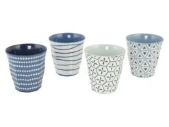 Bo-Camp Mix & Match Blauw 16-delig Serviesset -Bo Camp bo camp mix match blauw 16 delig serviesset16 ecommerce