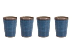 Bo-Camp Halo Set Van 4 Melamine Bekers - Blue