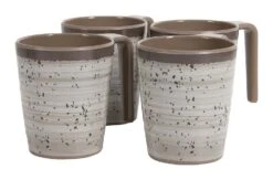 Bo-Camp Halo L Set Van 4 Melamine Mokken - Beige 10 Bo-Camp Halo L Set Van 4 Melamine Mokken - Beige -Bo Camp e5de0db9c36a027d