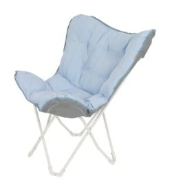 Bo-Camp Pastel Collection Murat Vlinderstoel - Blue -Bo Camp f9b9ad1e0315e0f2